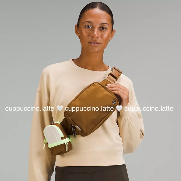 SOLD🍋Lululemon City Adventurer Backpack Nano White Opal/Burnt Caramel/Faded Zap - Picture 12 of 13